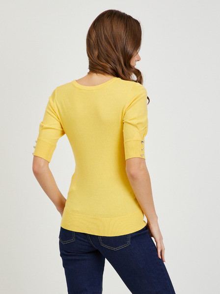 Orsay Жълт дамски лек пуловер ORSAY