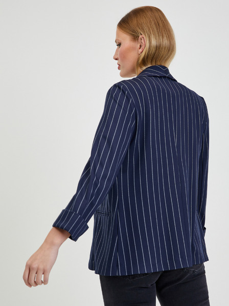 Orsay Тъмносиньо дамско сако на райе ORSAY