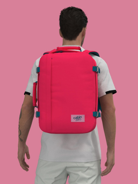 CabinZero Червена раница CabinZero Classic 36L Miami magenta