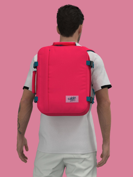CabinZero Червена раница CabinZero Classic 28L Miami magenta