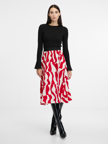 Orsay Червена дамска пола ORSAY