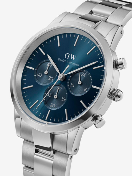 Daniel Wellington Мъжки сребърен часовник Daniel Wellington Iconic DW00100644