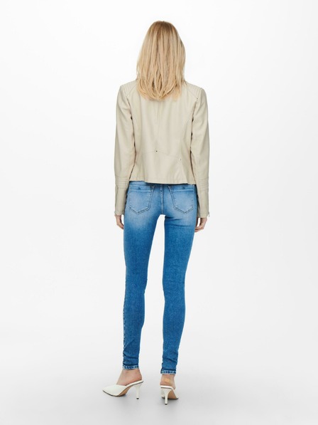 ONLY Кремава дамска кожена извивка ONLY Gemma