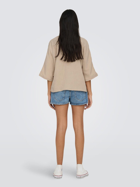 ONLY Бежова дамска блуза ONLY Thyra