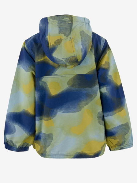 ALPINE PRO Синьо-зелено детско водоотблъскващо яке ALPINE PRO GOZERO