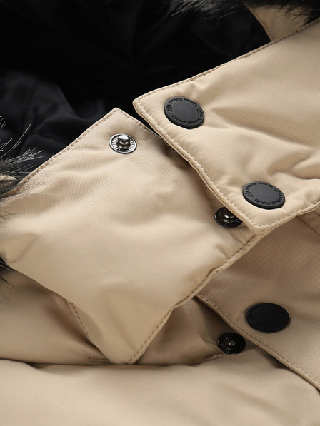 ALPINE PRO Черно-бежово мъжко зимно яке ALPINE PRO EGYP