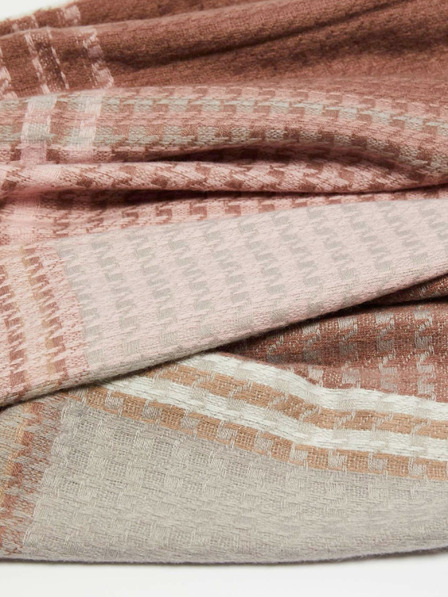 Moodo Шал с фино каре с декоративна нишка