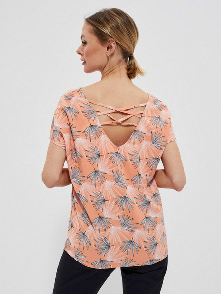 Moodo Оранжева дамска тениска Moodo