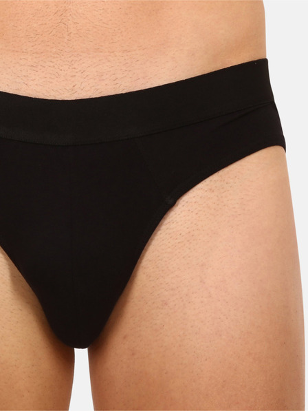 Nedeto Комплект от седем мъжки гащи в черно Nedeto