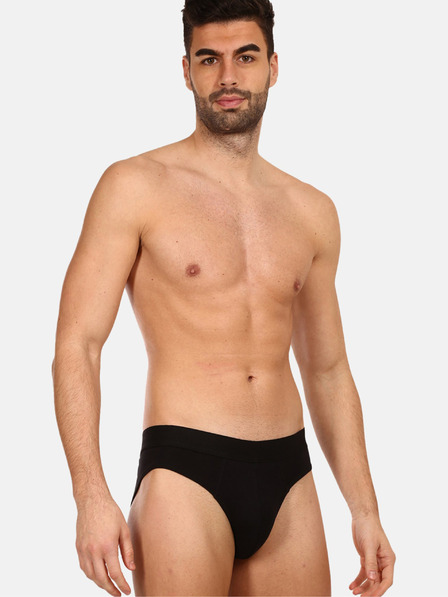 Nedeto Комплект от пет мъжки слипа в черно Nedeto