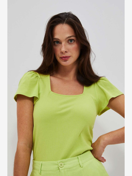 Moodo Светлозелена риза Moodo