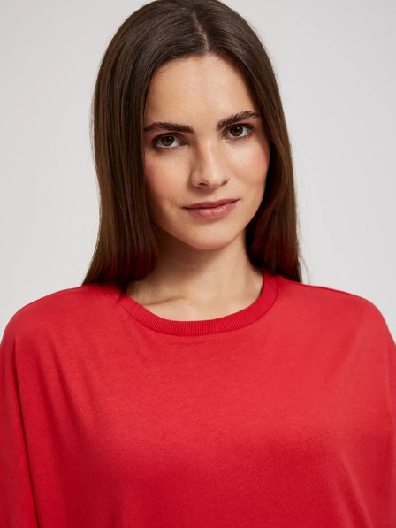 Moodo Червена тениска с голям размер Moodo