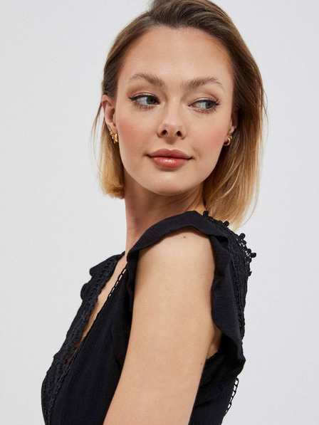 Moodo Рокля от вискоза с мотиви Moodo