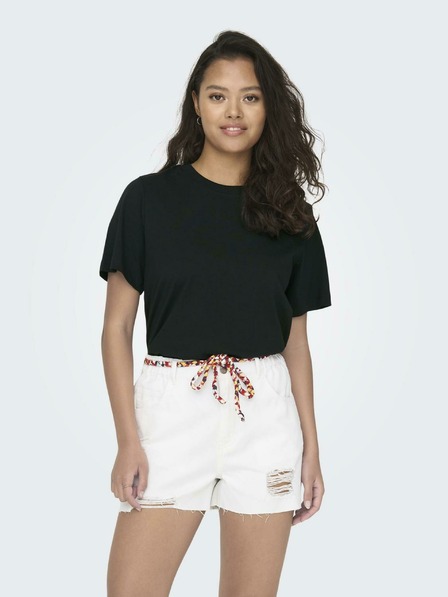 Jacqueline de Yong Черна дамска тениска JDY PISA