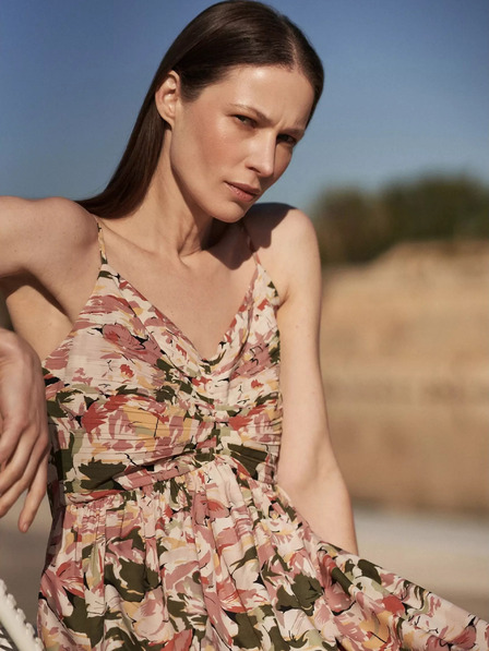 Moodo Старорозова рокля с шарки Moodo