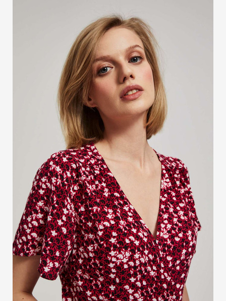 Moodo Тъмнорозова макси рокля Moodo