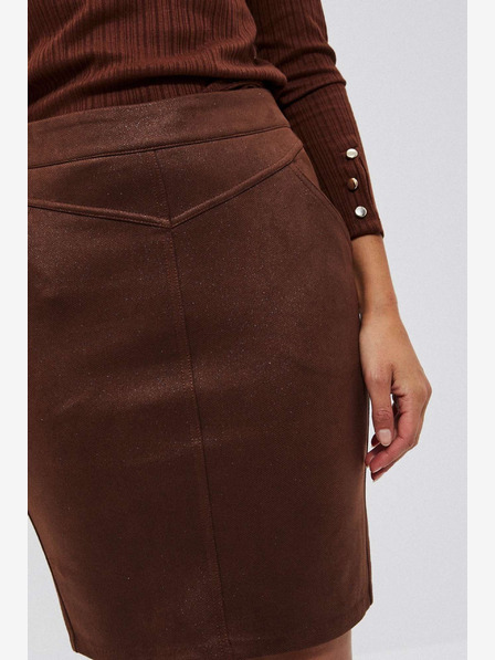 Moodo Кафява дамска пола Moodo