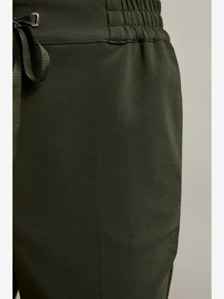 Moodo Тъмнозелен дамски панталон Moodo