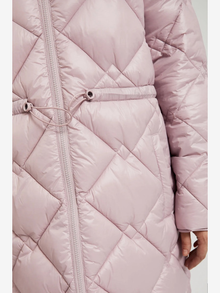 Moodo Светлорозово ватирано яке с маншети Moodo