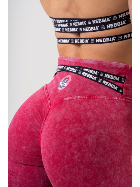 Nebbia Изпран клин с висока талия LEGACY 777 XS, червен