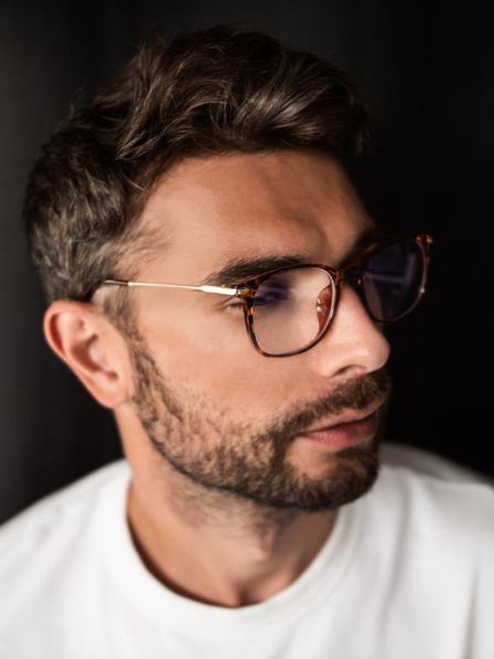 VEYREY VeyRey Очила за блокиране на синята светлина квадратни Orvar кафяви