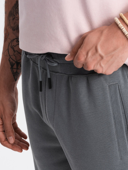 Ombre Clothing Сиви мъжки спортни панталони Ombre Clothing