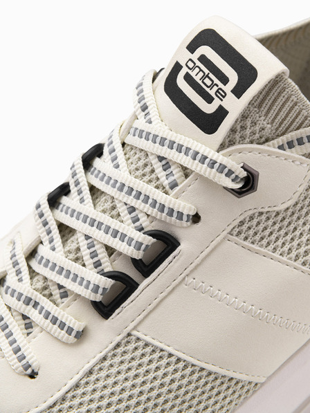 Ombre Clothing Бежови мъжки маратонки с прилепнали крачоли Ombre Clothing