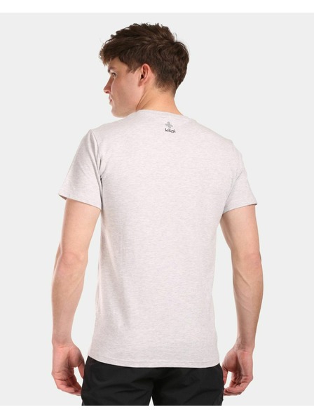 Kilpi Мъжка памучна тениска Kilpi VIBE-M Светло сиво