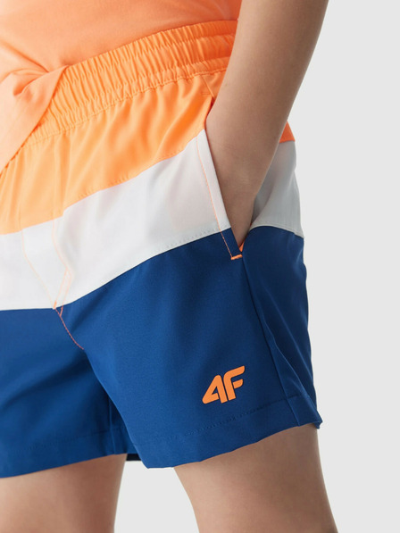 4F Плажни шорти за момчета 4F - оранжеви