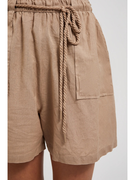 Moodo Кафяви дамски къси панталони Moodo