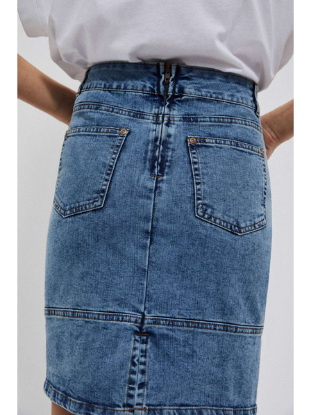 Moodo Дамска синя дънкова пола Moodo