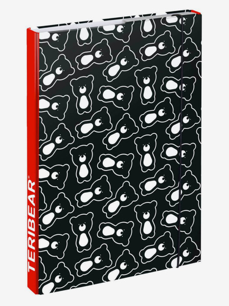 BAAGL Черна корица за училищна тетрадка А4 Teribear Baagl