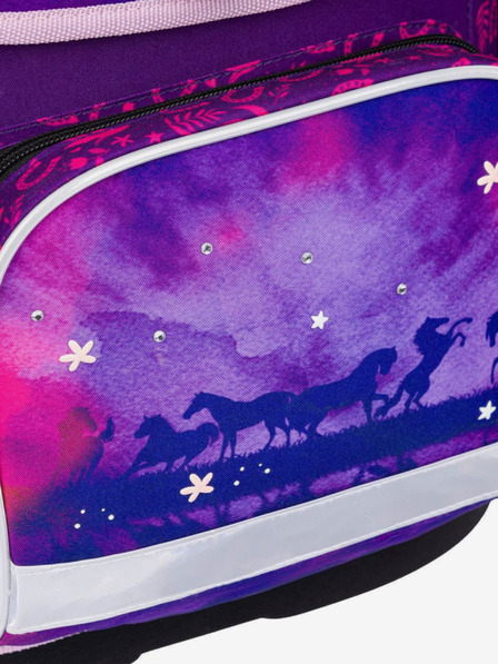 BAAGL Лилава училищна чанта Ergo Baagl Конче