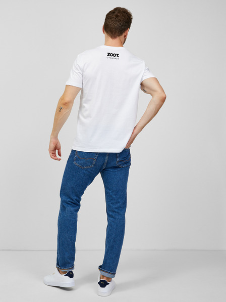 ZOOT.Original Бяла мъжка тениска с щампа ZOOT.Original Boob