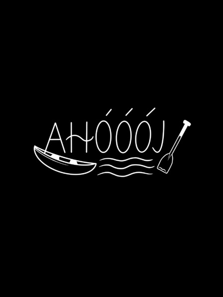 ZOOT.Original Черна дамска тениска ZOOT.Original Ahóóój