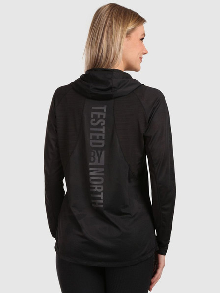 Kilpi Дамски бягащ суитшърт Kilpi AILEEN-W Черен