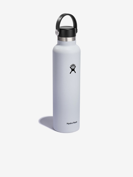 Hydro Flask Бяла неръждаема термо бутилка Hydro Flask Standard Mouth Flex (709 мл)