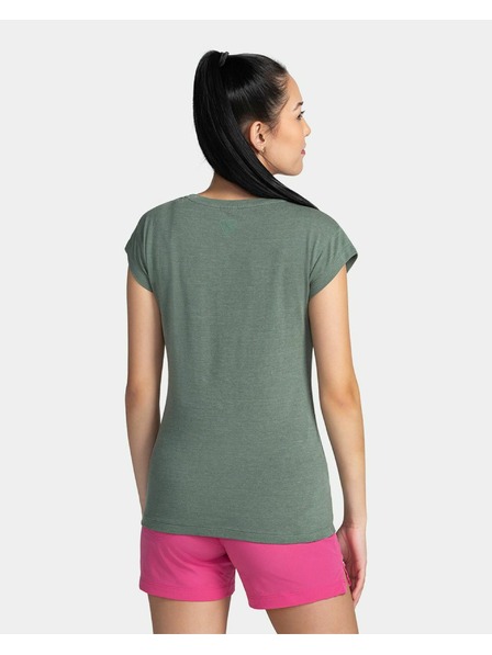 Kilpi Тъмнозелена дамска памучна тениска Kilpi Promo