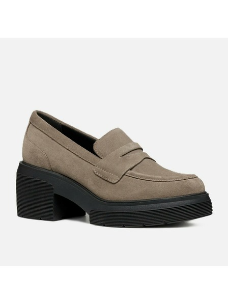 Geox Бежови дамски мокасини Geox Spherica