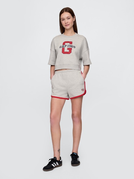 GAP Oversize кроп суитшърт VintageSoft Americana GAP