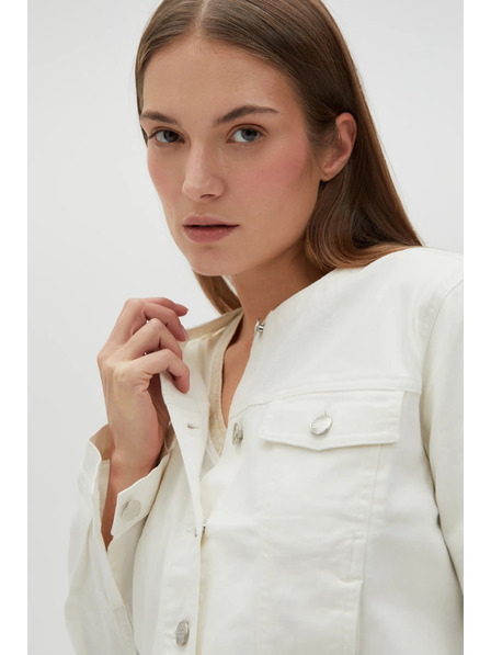 Moodo Бяло дамско яке Moodo