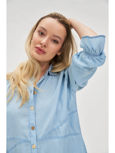 Moodo Синя дамска рокля Moodo