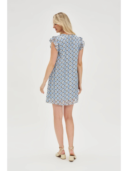Moodo Синя дамска рокля Moodo