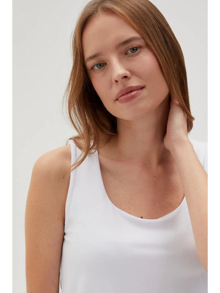 Moodo Бял дамски топ