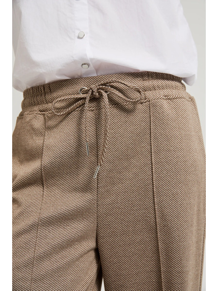 Moodo Бежови дамски панталони