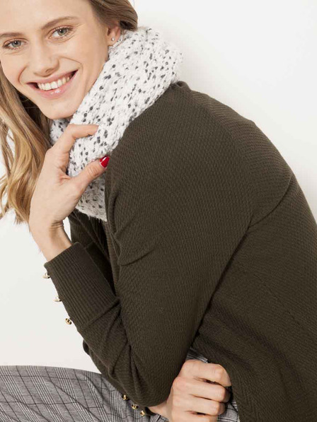 CAMAIEU Бял шал CAMAIEU