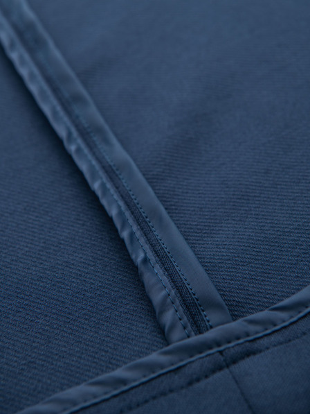 Ombre Clothing Мъжко синьо сако SLIM с фина текстура