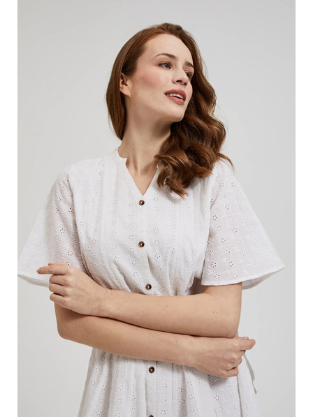 Moodo Къса ризова рокля с колан