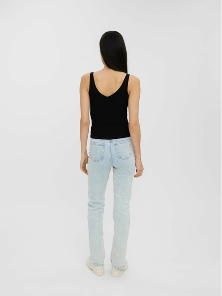 Vero Moda Черно рипсено basic потник VERO MODA Glory