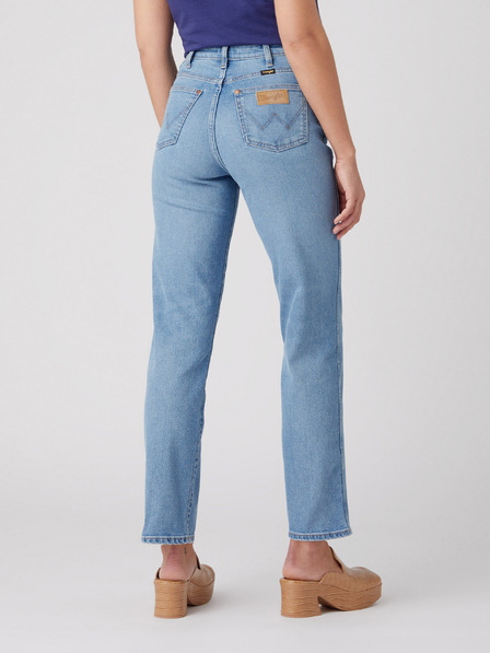 Wrangler Светлосини дамски дънки с права кройка Wrangler